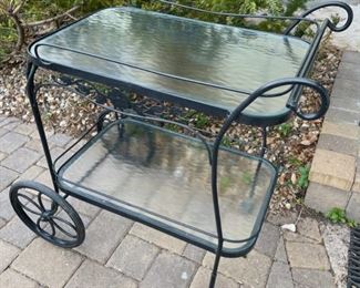 $150.00..............Lyon Shaw Windflower Teacart (B840)