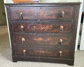Victorian dresser - original paint!