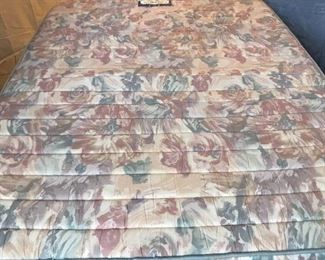 Full size box spring & mattress purchased in 2017
