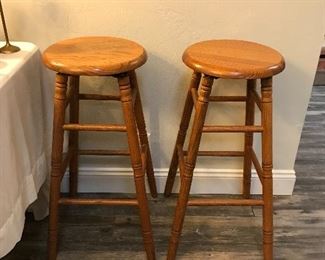 Pair of Bar Height Stools