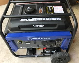 BRAND NEW Westinghouse WGen5300 6,600/5,300 Watt Gas Powered Portable Generator with Remote Start. Purchased in 2020, Never Used!