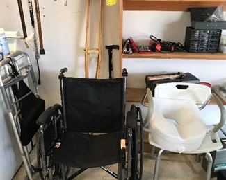 Wheelchair, Shower Chair, Portable Commode