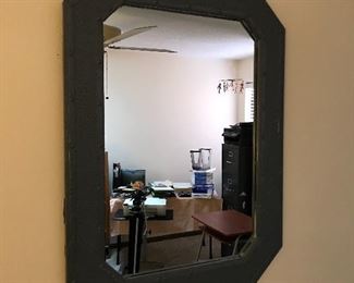 Wall mirrors and framed art