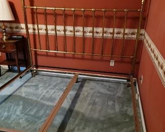 Metal headboard and frame king size