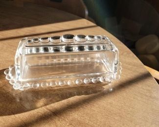candlewick butter dish