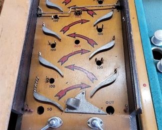 Older table top pinball machine 