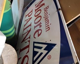 Benjamin Moore porcelain sign 