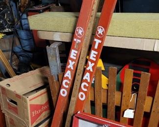 Texaco stilts,bb gun target catches your bbs.