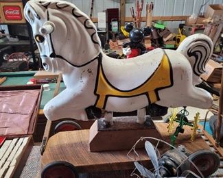 Merry go round horse