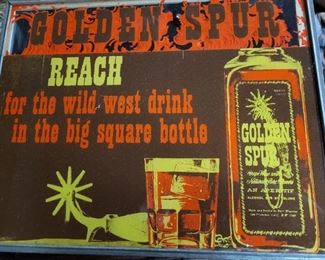 Old light, whiskey advertising 