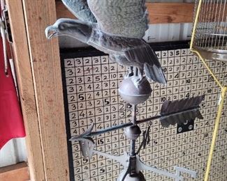 Complete eagle wheather vane