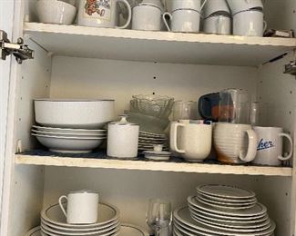 Dishes, pots, pans , platters & utensils 