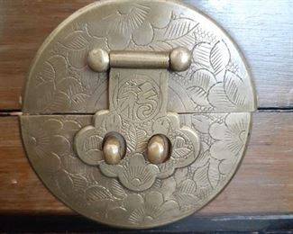 Additional Photo . brass latch of chest/ dresser. price will be posted in the first  photo of the series