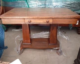  NEW Price $240.00  Antique foyer console table with drawer.  great condition.  