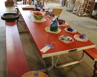 8' ALUMINUM PICNIC TABLE by SOUTHERN PIK-NIK