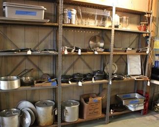 COMMERCIAL GRADE POTS AND PANS