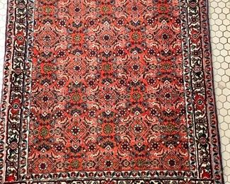 $280 - Hand woven scatter rug - 2' 10 1/2" L x 2' 3" W 