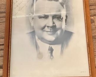 $95  - Autographed photo of Lauritz Melchior; inscribed “To Mr. ....with best wishes and greetings” 11"H x 9"W