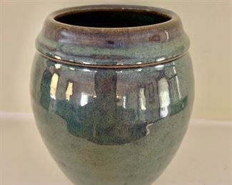 $24 - Miniature decorative glazed urn: 4 1/2"H x 4"W  