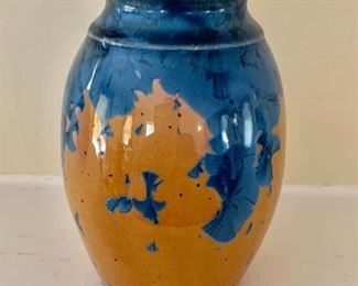 $24 - Miniature glazed vase #10; 5"H x 3 1/2"W