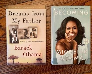 $15 - Book Bunch #23; Obamas; hardback