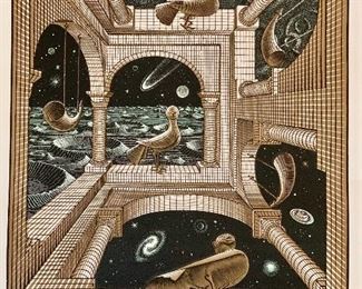 MC Escher Poster; unframed; 36 x 24; excellent condition