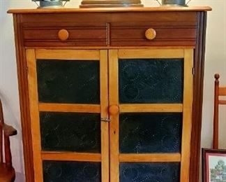 Beautiful antique pie safe/cabinet