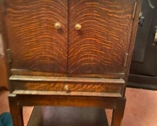 Old sewing cabinet