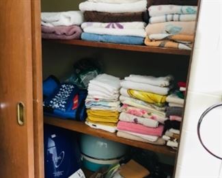more towels, bathroom items