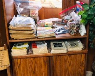 vintage magazines, books, reading materials