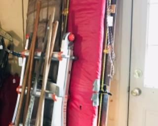 very nice vintage toboggans.  Ladder