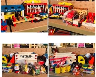 vintage very nice Playskool toys