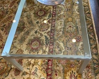 Israeli made abstract candy dish in center