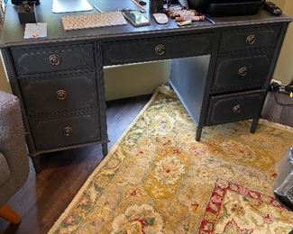 Desk and LARGE carpet to go