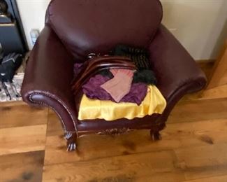 Nice leather smoking chair