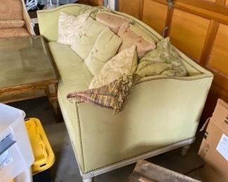 Upholstered classy sofa