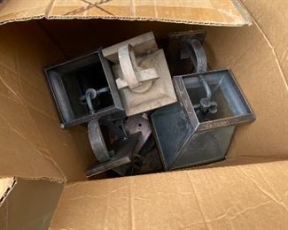 Box full of outdoor lighting