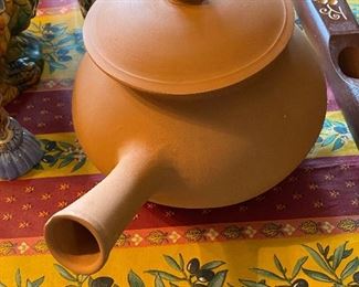 Italian clay cooking pot