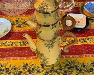 Mackenzie-Child’s rare camping tea pot