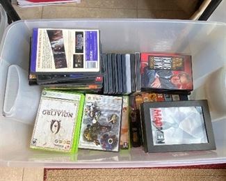 Games, dvds