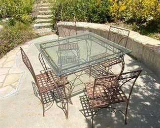 Rusty patio furniture 