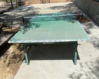 Old ping pong table