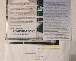 Tempurpedic mattress 