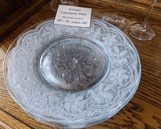 Antique beautiful luncheon plates