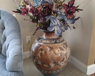 Large pottery vase