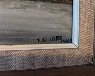 T. Cleary mark on Art