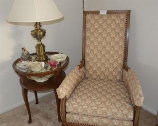 chair and end table