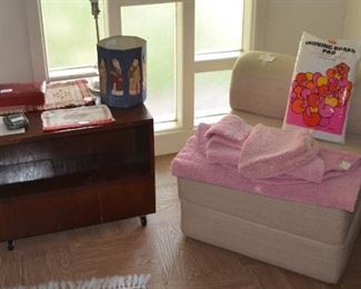 night stand and chair