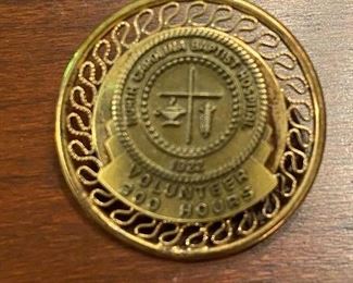 N.C. Baptist Hospital Volunteer Pin