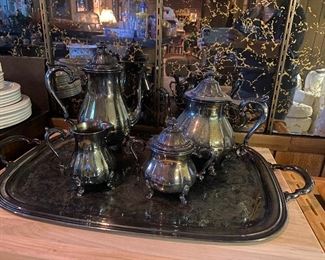 Silver Plated Tea and Coffee Service